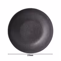 (60 pcs) Deep Plate - deep - Bio-Compound - Ø215mm - Grey