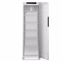 LIEBHERR | Szafa chłodnicza eventowa PERFORMANCE – 377 L – od +2 do +9 °C – z wnętrzem z tworzywa sztucznego, pałąkiem ochronnym i 1 drzwiami – biała