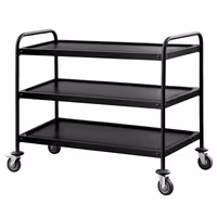 Kolica za posluživanje - 1200x600 mm - s 3 polica - 40 kg po polici