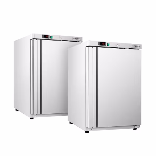 (2 szt.) Podblatowa Szafa mroźnicza ze stali nierdzewnej ECO - 200L - 1‑drzwiowa