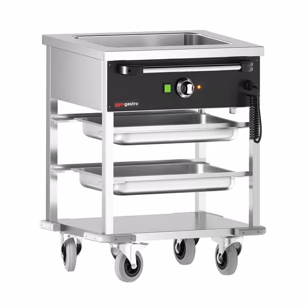 Toplovodna kupka grijana kolica - 1 kW - GN 1/1
