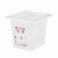 (6 komada) CAMBRO | SafeTrak – GN 1/6 polipropilenski spremnik – neprozirni – Visina: 150 mm