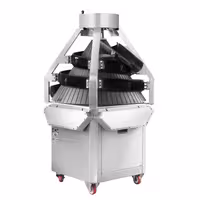 Konični zaokruživač tijesta - za tijesto za pizzu i kruh - 1,5 kW - Raspon težine: ~100–600 g - 1000x1000 mm - max. 2500 kom/h