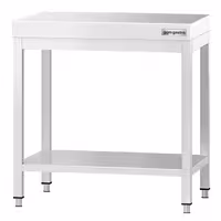 طاولة عمل ستانلس ستيل PREMIUM - 800x600mm - مع رف سفلي