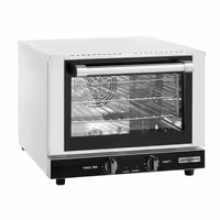 Electric Compact Convection Oven - Manual Controls - 3x 349x282mm - 21L