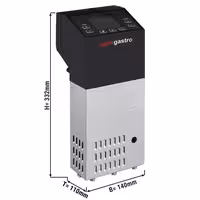 Uronjivi cirkulator za sous‑vide - do 30 l - 1,5 kW - s cirkulacijskom pumpom
