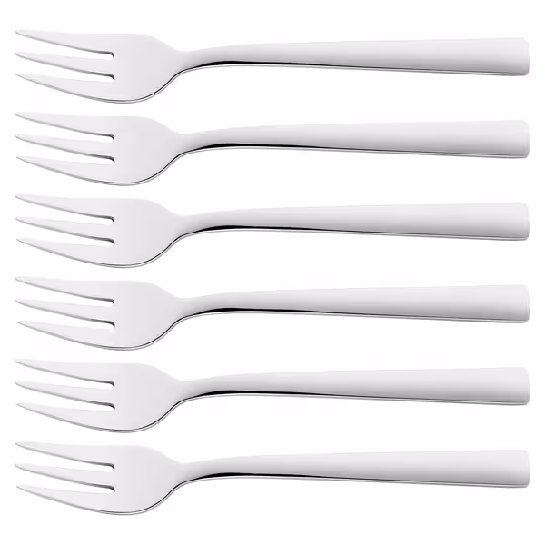 (6) ZWILLING | Dinner Cake Fork Set – Polished Finish - 18/10 Stainless Steel - Dishwasher Safe