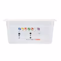 (6 komada) CAMBRO | SafeTrak – GN 1/1 polipropilenski spremnik – neprozirni – Visina: 150 mm