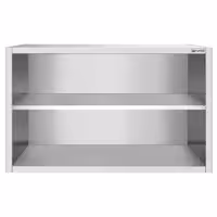 خزانة حائط ستانلس ستيل PREMIUM - 1200x400mm - بدون باب انزلاقي - ارتفاع 800 mm