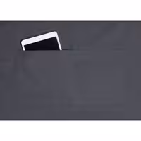 KARLOWSKY | Basic Chef Bib Apron with 2-Section Pocket – Anthracite - 75×90 cm - Poly-Cotton 65/35