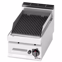 Plinski roštilj s lava kamenom - 6,9 kW - stolni - linija 700 - inox AISI 304 - rešetka od lijevanog željeza - štitnik protiv prskanja