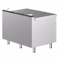 Plinska tava za nagib – 120 litara – 30 kW – s ručnom radilicom i priključkom za vodu
