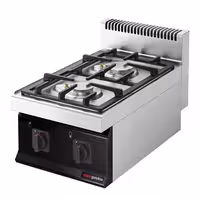 Plinsko kuhalo - Linija 700 - 400x700x430 mm - 10 kW - 4 plamenika - nadpultni