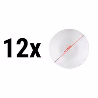 (12 adet) Tatlı / Salata Kasesi - PERA - Porselen - köşeli - 130x130mm - Derinlik:58mm - Beyaz