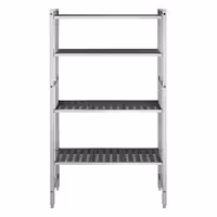 وحدة رفوف ألمنيوم - بداية - 900x1800mm - عمق: 560 mm - 4 رفوف - الحمولة: 900 kg