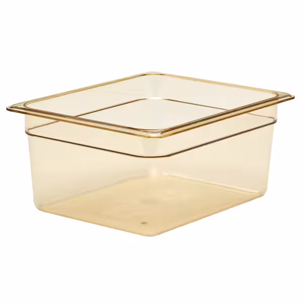 (6 szt.) CAMBRO | Pojemnik GN 1/2 H-PAN™ – wysokość: 150 mm – odporny na wysoką temperaturę – bursztynowy
