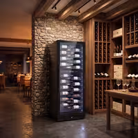 Commercial Wine Fridge – 2 temperature zones – 393 litres – max. 116 bottles