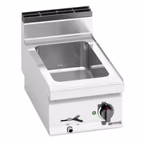 Toplovodna kupka električna - 1,2 kW - 1x GN 1/1 - s odvodnim ventilom