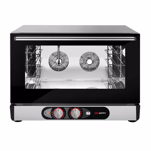 Electric Commercial Compact Convection Oven with Humidity Control - Manual Controls - 4x GN 1/1 or 600x400mm (EN 60x40)