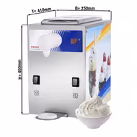 Commercial Whipped Cream Machine - 2L Tank - 300W - 230V