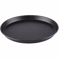 (10 kom) Pleh za pizzu - plavi čelik - Ø 260 mm - Visina: 25 mm - crni premaz