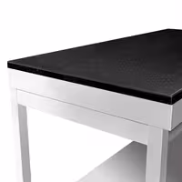 Commercial Stainless Steel Centre Table PREMIUM - 1800x800mm - with Undershelf - with Cross Bracing - with Granite Worktop
