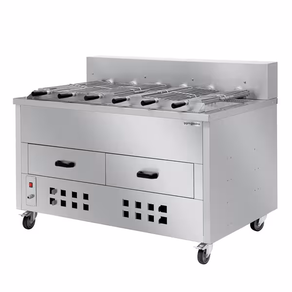 Faszenes grill - 1 400 mm - 6 nyárssal