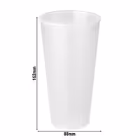 (24 pcs) Reusable Lid - Transparent - fits 500ml Deli Cup MWDGK35