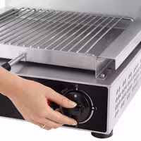 Commercial Electric Salamander Grill - Rise & Fall SPECIAL - 3kW - 220V - Height-Adjustable Heating Elements