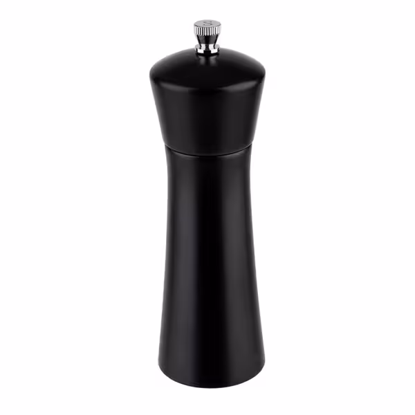 (6 tk) Soolaveskid - MIDNIGHT - akatsiapuust ja roostevabast terasest - Kõrgus: 17 cm - must