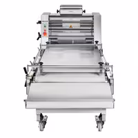 Commercial Baguette Moulder - with Conveyor Belt - 4 cylinders - 550W - 3000 pcs/h