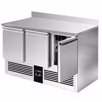 Aukstuma galds PREMIUM - 1368x700 mm - 368 l - ar 3 durvīm - ar apmali