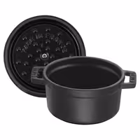 STAUB | Mini Cocotte Round Enamelled Cast Iron Casserole Dish – Ø 120 mm – Black