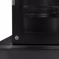 Display Fridge - 820mm - 110 Litres - with 1 hinged glass door - LED lighting - digital controller with temperature display - Temperature range 2 to 12 °C