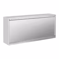 خزانة حائط ستانلس ستيل PREMIUM - 1800x400mm - مع باب انزلاقي - ارتفاع 800 mm