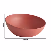 (6 adet) Kase - Alüminyum - FROSTFIRE - 1,9L - köşeli - 265x265mm - Derinlik:120mm - Kırmızı