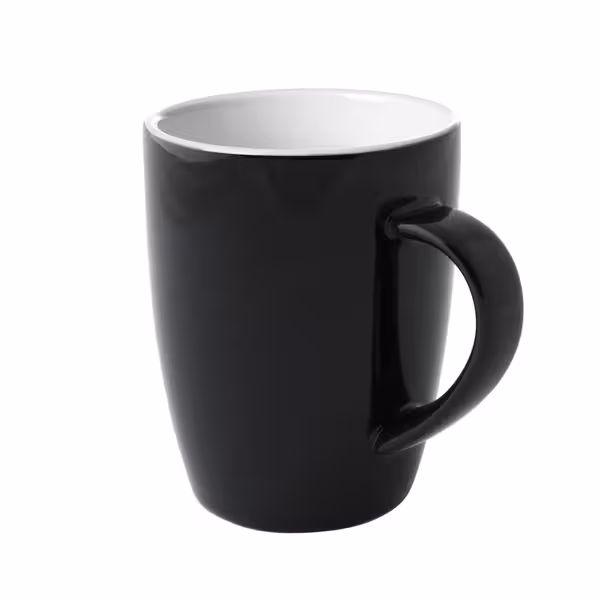 (6 kom) Colors - Šalica za kavu - 180 ml - Crna