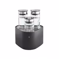 WMF | Diva Bottle Cooler – Black - Double-Walled Cromargan® Stainless Steel - 3–6 Bottles