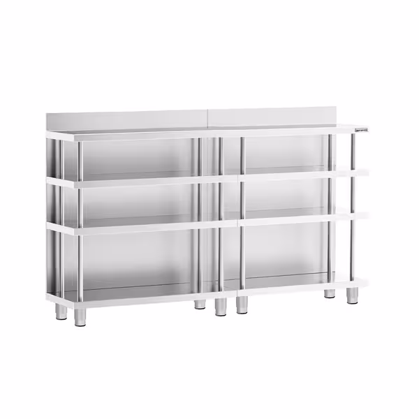 Bancada de bar - Aço inoxidável - 1800x400mm