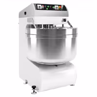Spiralna miješalica za tijesto PREMIUM PLUS - 298 l / 200 kg - 2 brzine - s fiksnom posudom - 2 motora - s timerom - 400 V - za pizzu i kruh