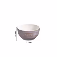 STAUB| Ceramic Bowl – Antique Grey - Ø 120 mm - Antique Glaze