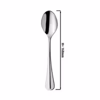 (12 pcs) Dessert spoon Milo - 18/10 stainless steel - 168mm - Mirror