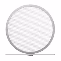 Mreža za pečenje pizze (pizza screen) - aluminij - Ø 280 mm - perforiran