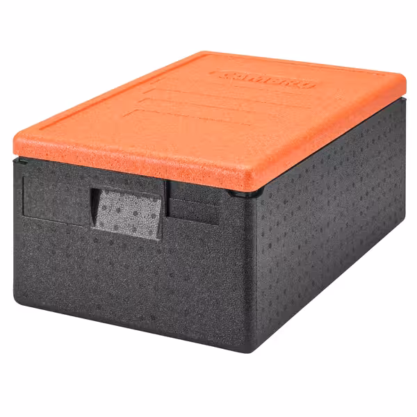 CAMBRO | CAM GOBOX® - GN 1/1 - صندوق تحميل علوي - أسود - غطاء برتقالي