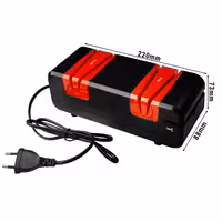 Electric Knife Sharpener - Red & Black