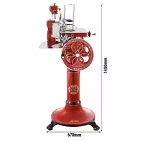 BERKEL | Stroj sa zamašnjakom B114 - Nož: Ø 319 mm - Crvena boja - Uklj. postolje