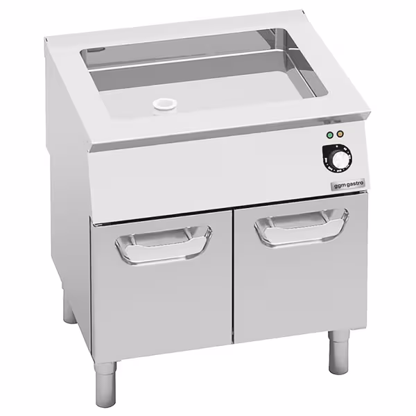Ipari elektromos multifunkciós serpenyő - 800 mm - 24,0 liter - 9,6 kW