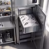 Šaldymo spinta žuviai nerūdijančio plieno PREMIUM - EN 600x400 - 560 l - −2…+2 °C - su 1 durys