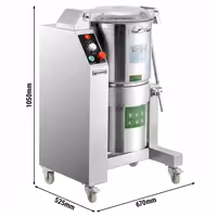 Sjekač za vegetarijance/hummus – 35 litara – 5,5 kW – 400 volti – 1.400 o/min – s funkcijom tajmera