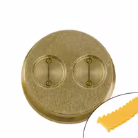 Ploče za stroj za tartlete NMF5N - Pappardelle Rice 16 mm - Ø 50 mm - legura bakra i mjedi; za profesionalnu upotrebu